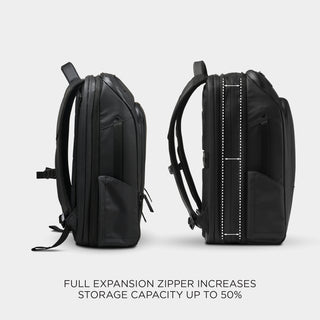 Nomatic Black Travel Pack Expansion Zipper View#color_black