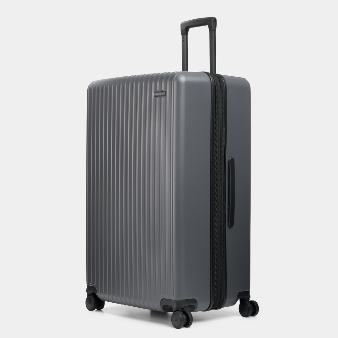 Side angle view of the Method Luggage Check-In color grey
#color_gray