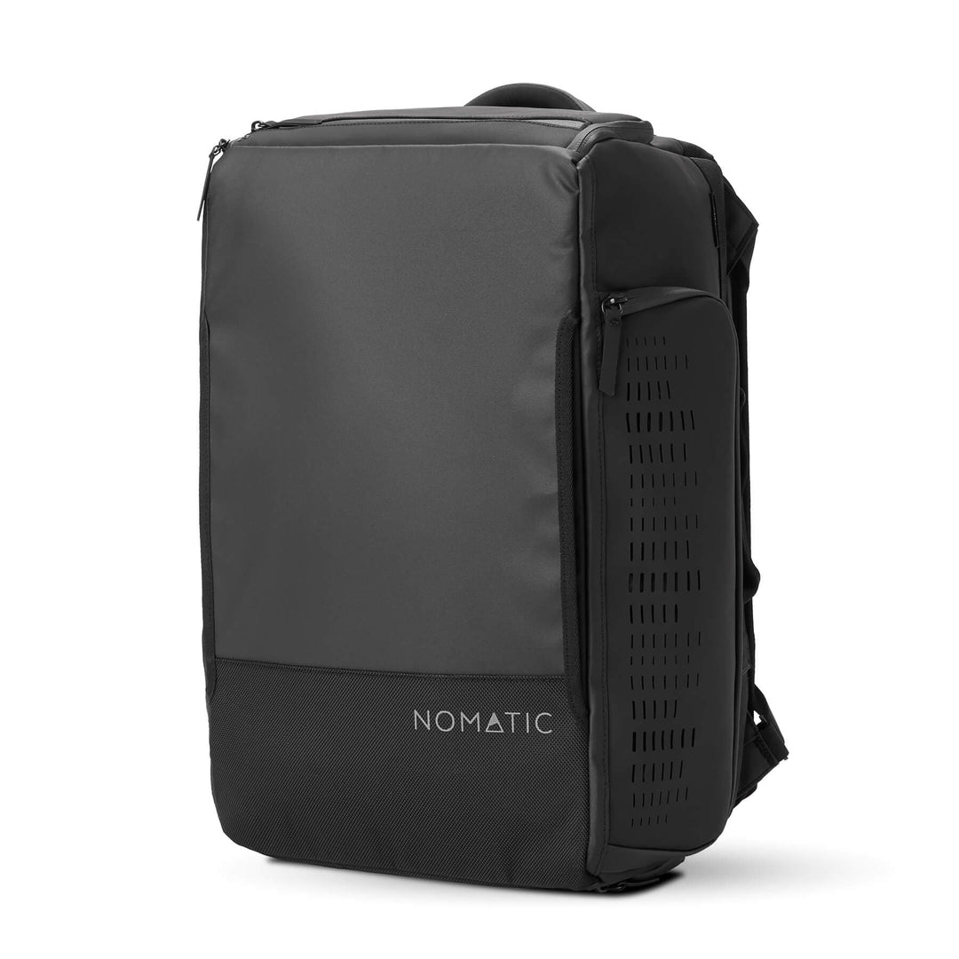 Nomatic Black Travel Bag 30L Front Angle View