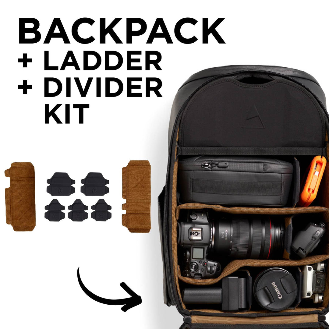 McKinnon Camera Pack 25L Backpack, Ladder, Divider Kit#bundle_25l-pack-divider-kit